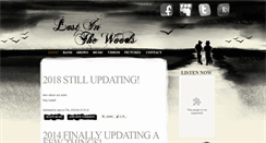 Desktop Screenshot of lostinthewoodsband.com